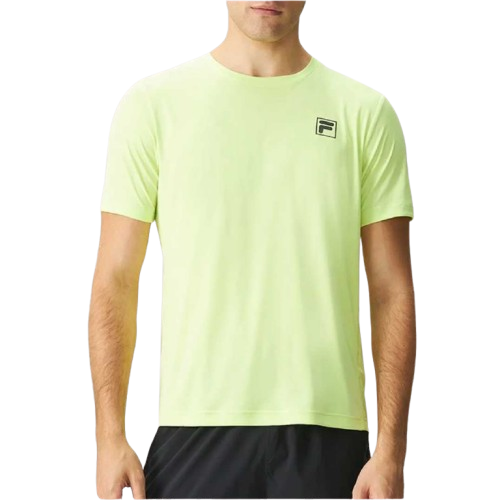 Camiseta Fila Reflective Core Run - Amarelo Neon